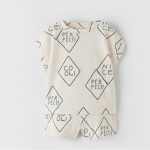 Zara baby boy matching set
